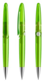 prodir DS7 PFS Push ballpoint pen Lime green