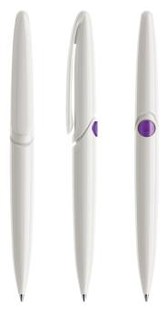 prodir DS7 PPP Push ballpoint pen White/purple