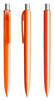 prodir DS8 PPP Push Kugelschreiber Orange-Silber satiniert