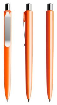 prodir DS8 PSP Push Kugelschreiber Orange-Silber poliert