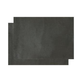 Grillmatte "BBQ", 2er Set Schwarz