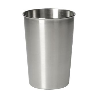 Edelstahlbecher "Metallo", 270 ml Silber