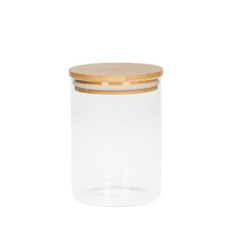 Glasbehälter "Bamboo", 0,65 l Transparent