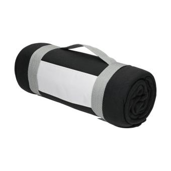 Fleece blanket "Basic", 150x120 cm Black