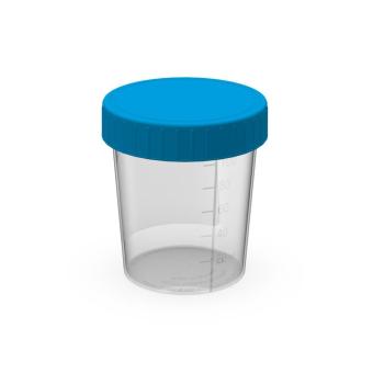 Sammelbecher Gurgeltest Transparent