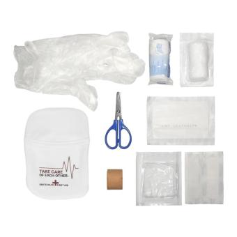 Notfall-Set "Pouch", klein Weiß