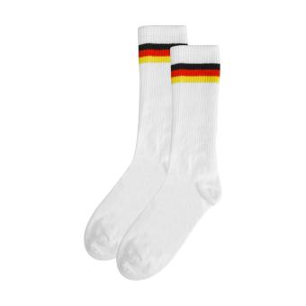 Socken "Germany", 42-45 Weiß