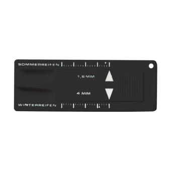 Key fob "Tyre tread measuring device", RE:cycle Black