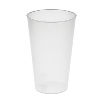 Drinking cup "Vital" 400ml Milky transparent