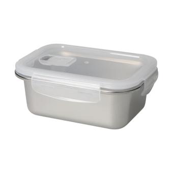 Storage tin "Heat", 700 ml Silver