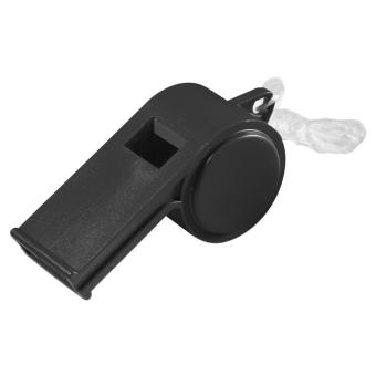 Trillerpfeife "Sport", mit Kordel, uni-colour Schwarz