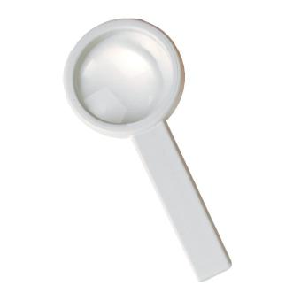 Stiellupe "Handle 3 x" Weiß