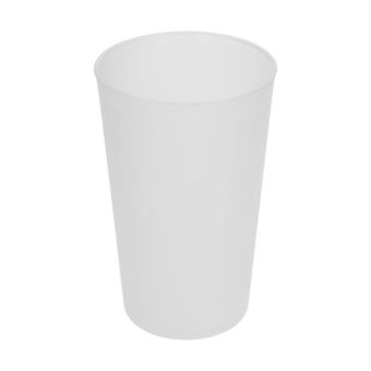 Drinking cup "Returnable" 0.4 l Milky transparent