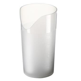 Trinkbecher "Ergonomie" 0,2 l Milchig-transparent