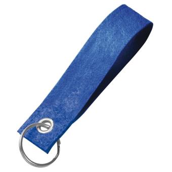 Felt keyring "Strap" Aztec blue