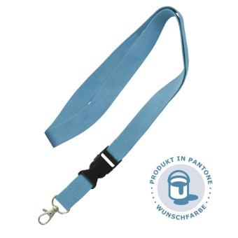 Lanyard Polyester Karabiner, Schnalle, Verschluss | 15mm | Pantone (Wunschfarbe)