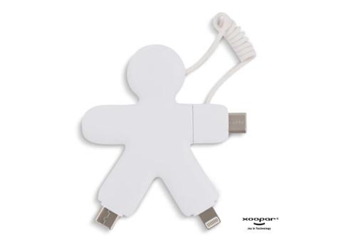 2064 | Xoopar Buddy Eco GRS Charging Cable White