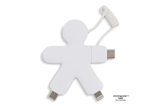 2064 | Xoopar Buddy Eco GRS Charging Cable White