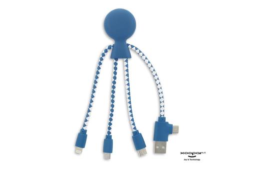 2081 | Xoopar Mr. Bio Charging cable Aztec blue