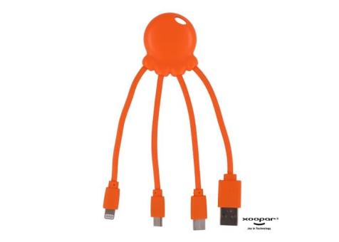 2087 | Xoopar Octopus Charging cable Orange
