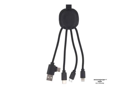4000 | Xoopar Iné Smart Charging cable with NFC Schwarz