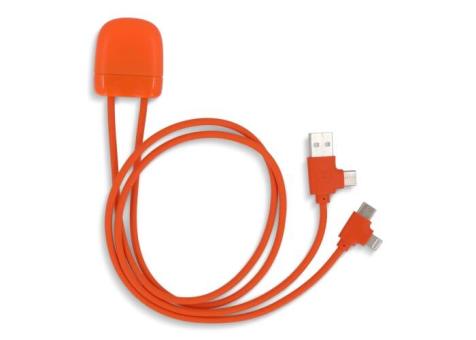 Xoopar Ice-C GRS Charging cable Orange