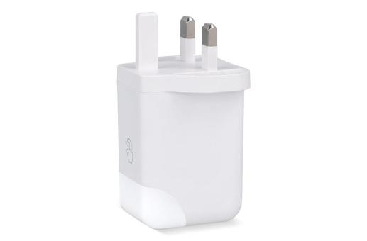 Xoopar ICE-G 65W GaN Power Adapter with UK Plug White