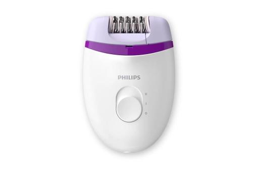 Enjoy Technology BRP505|Philips Satinelle Kompakt-Epilierer mit Kabel &amp; kabellosem Bikini-Trimmer Weiß