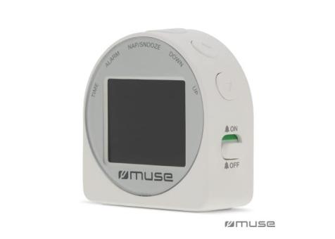 M-09 C | Muse Travel Alarm Clock White