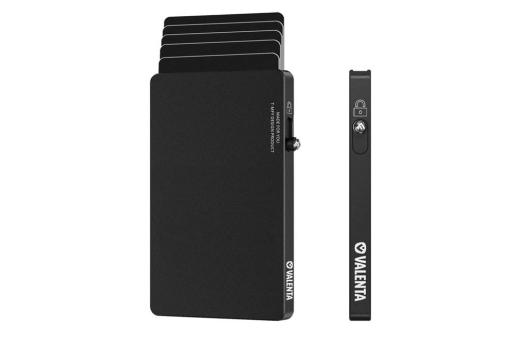 587471 Valenta Cardprotector Aluminum Magsafe Black