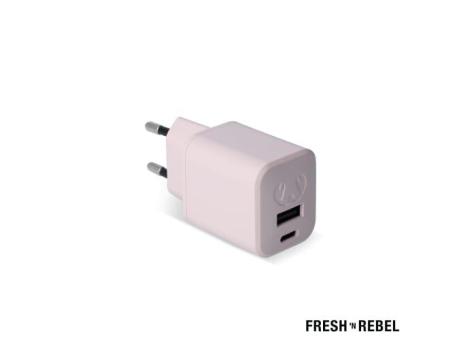 2WC30 I Fresh 'n Rebel Mini Charger USB-C + A PD // 30W Rosa