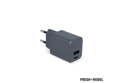 2WC30 I Fresh 'n Rebel Mini Charger USB-C + A PD // 30W Anthrazit