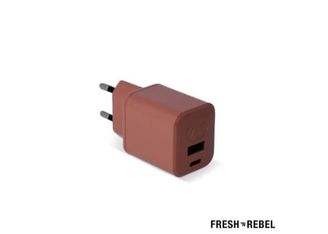 2WC30 I Fresh 'n Rebel Mini Charger USB-C + A PD // 30W Hellrot