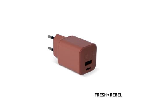 2WC30 I Fresh 'n Rebel Mini Charger USB-C + A PD // 30W Hellrot