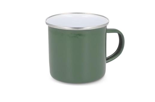 Emalie Becher 350ml Olivgrün