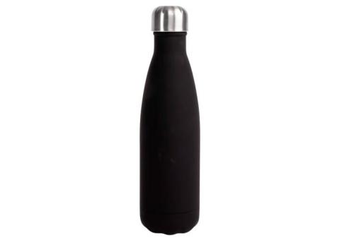 Sagaform Nils Steel Bottle Rubber 500ml Black