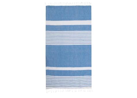 Sagaform Ella Hamam towel organic cotton 145x250cm Aztec blue