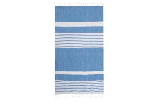 Sagaform Ella Hamam towel organic cotton 145x250cm Aztec blue