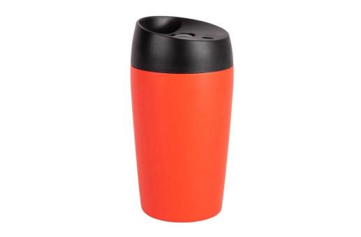 Sagaform Loke Travel Mug With Rubberized Finish 240ml Red