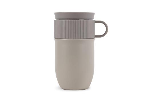InSideOut Sagaform Ted isolierter Becher, 280ml auslaufsicher und spülmaschinenfest Beige