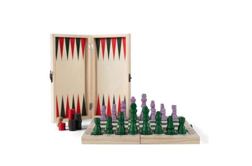 Byon Schach/Backgammon Spiel Beth Holz