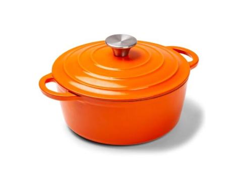 Orrefors Jernverk Enamelled Iron Pan 2.8L Orange
