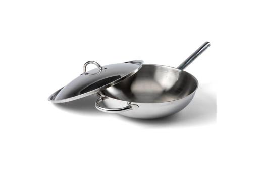 Orrefors Jernverk Wokpan 32cm Silver