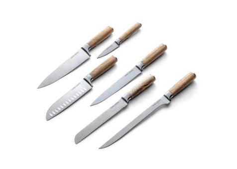 Orrefors Jernverk Knife Set 6 pieces Timber