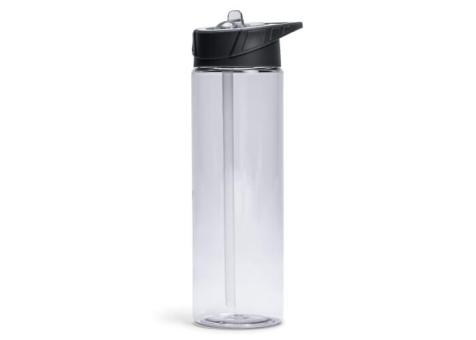 Lord Nelson Wasserflasche mit Strohhalm 700ml Transparent