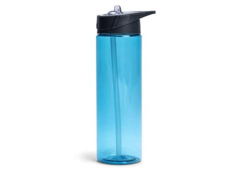 Lord Nelson Wasserflasche mit Strohhalm 700ml Hellblau