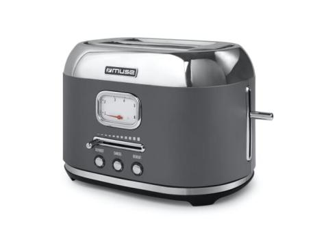 Muse Toaster 1000 Watt Dark grey