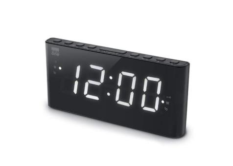 CR136 | NewOne dual alarm clock PLL radio Black
