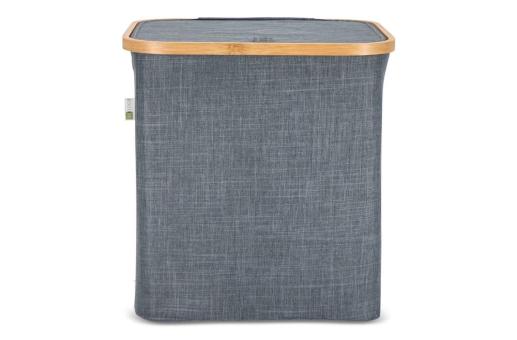 InSideOut faltbarer Korb mit Deckel Sogne 40,5 x 33 x 42cm rPET Dunkelgrau