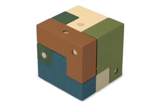 InSideOut Holzwürfel think iq puzzle Bunt